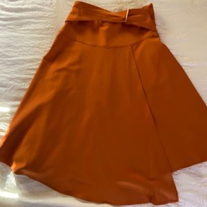 Express A Line high waisted skirt